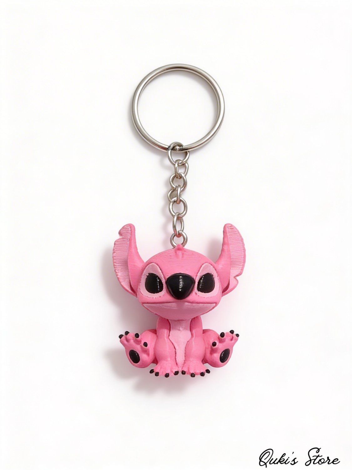 Pembe Stitch, Dekoratif Anahtarlık ve Çantar Charmı, 1 Adet