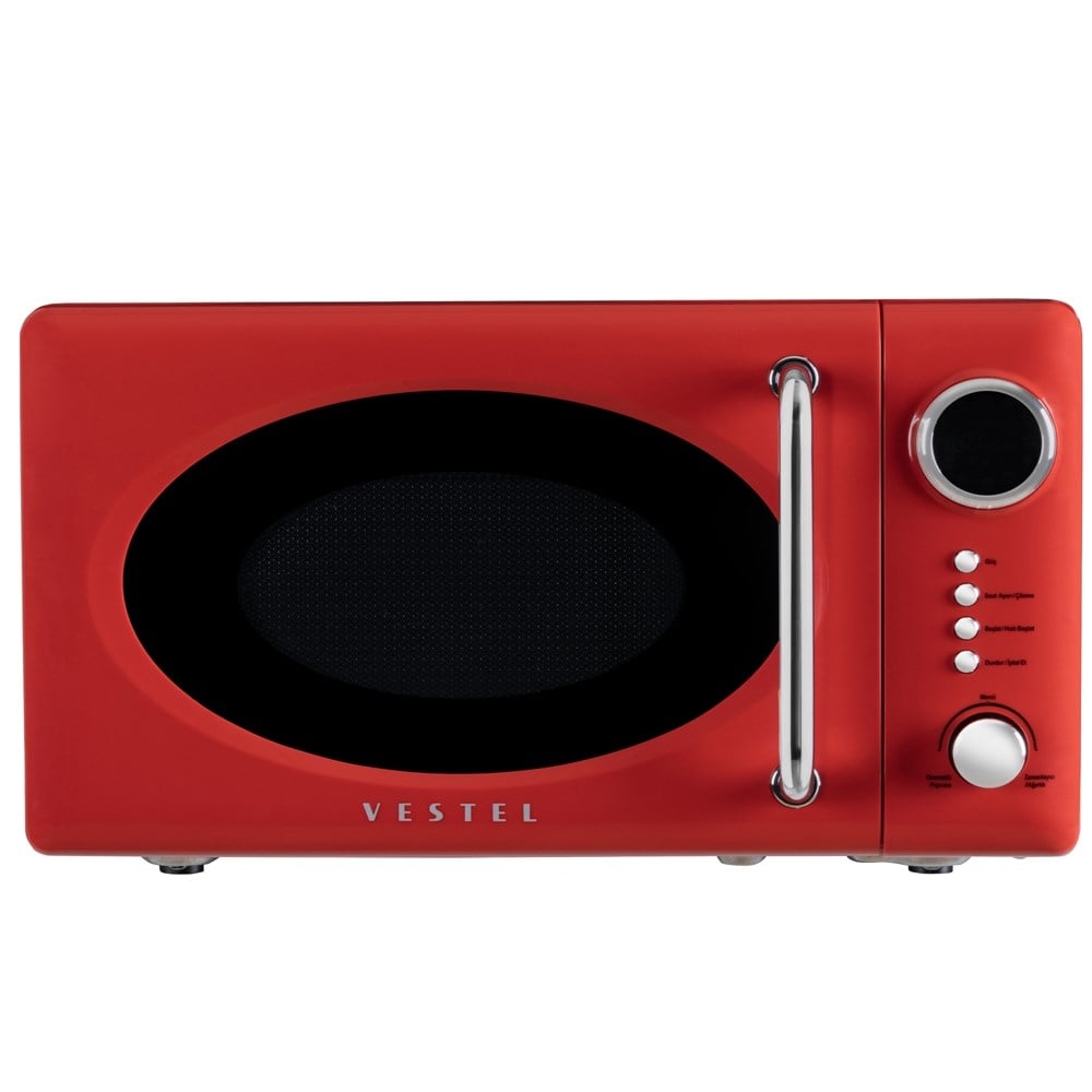VESTEL MİKRODALGA MD 20 YD RETRO KIRMIZI