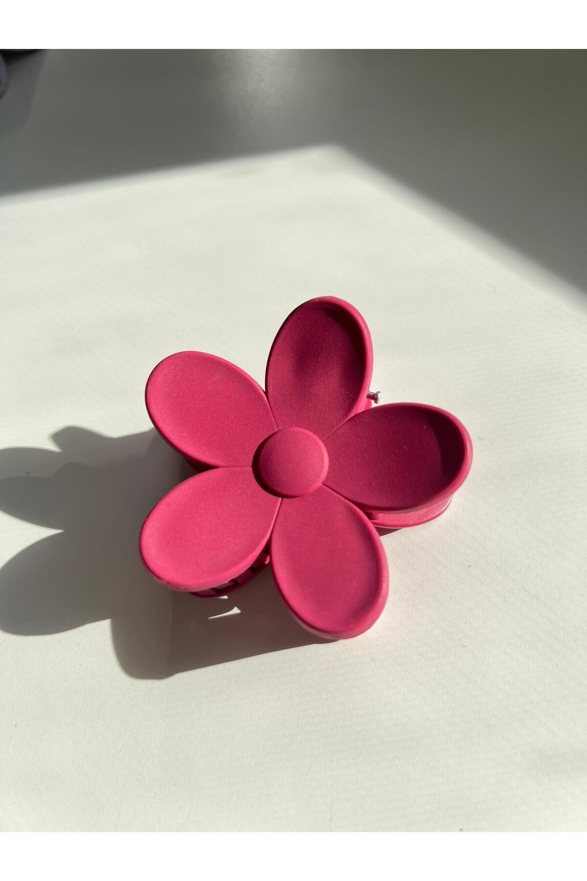 Fuşya Flower Clips Saç Tokası