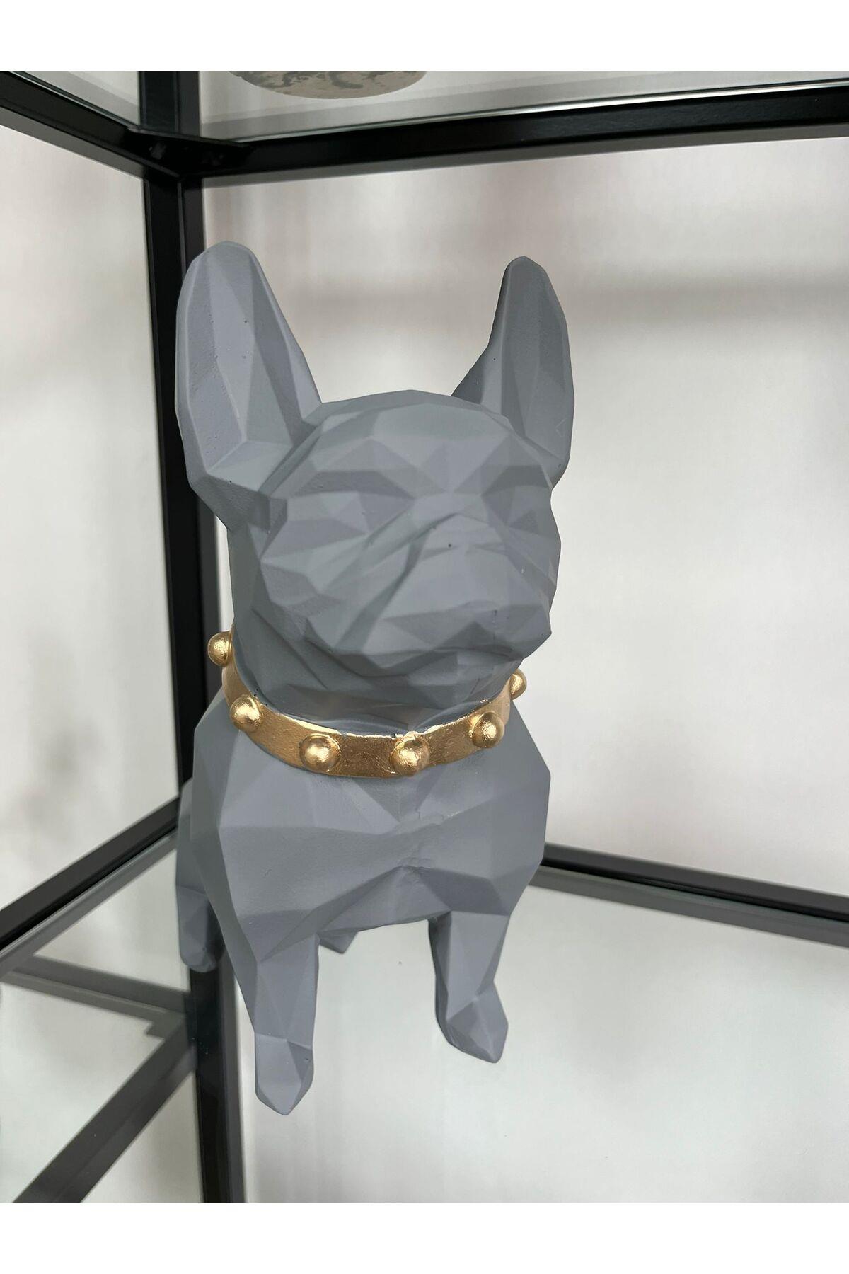 Grı Kubik Köpek Oyuncağı, Renkli ve Eğlenceli Köpek Aksesuarı