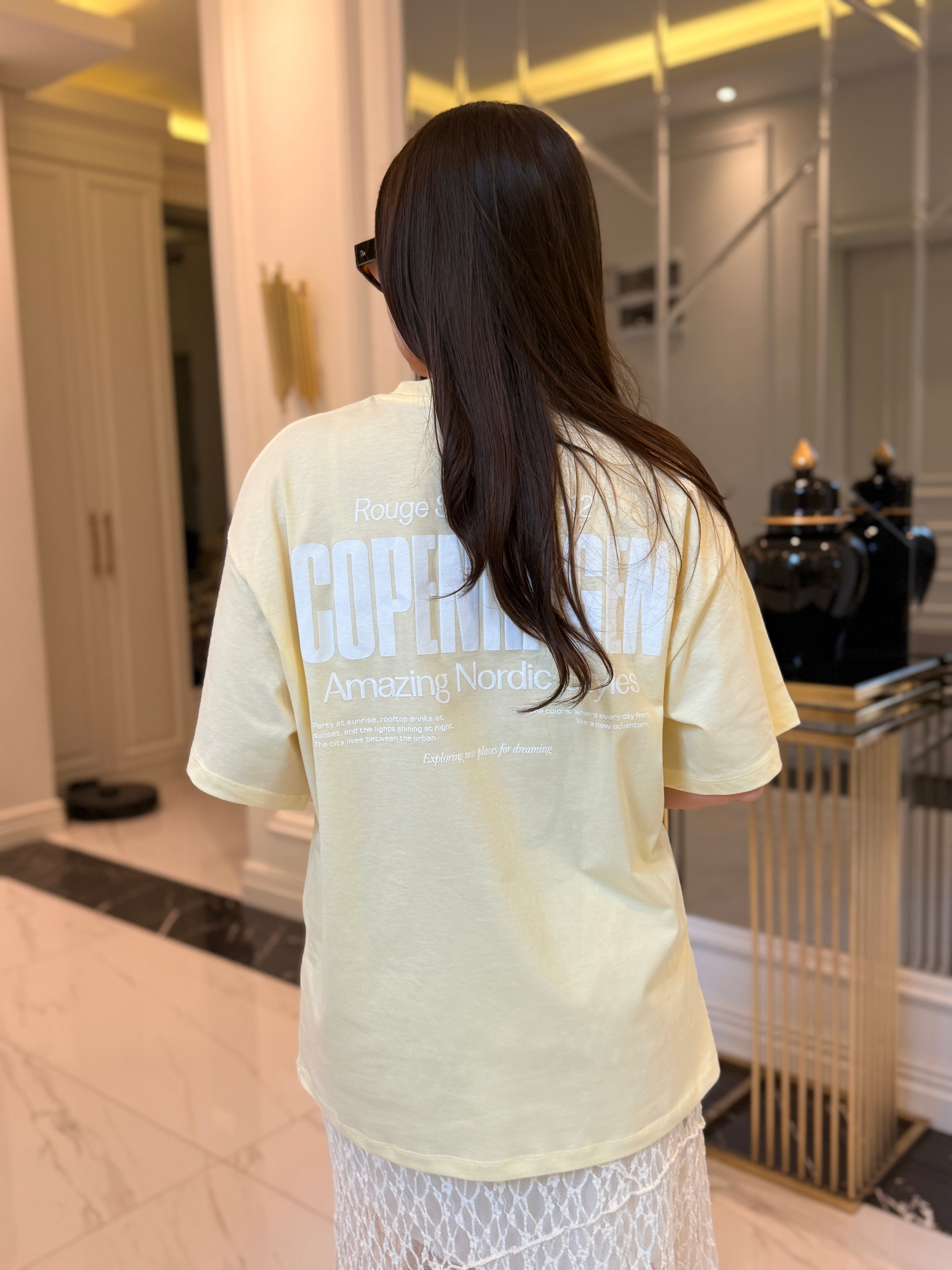 Pamuklu Desenli Tshirt