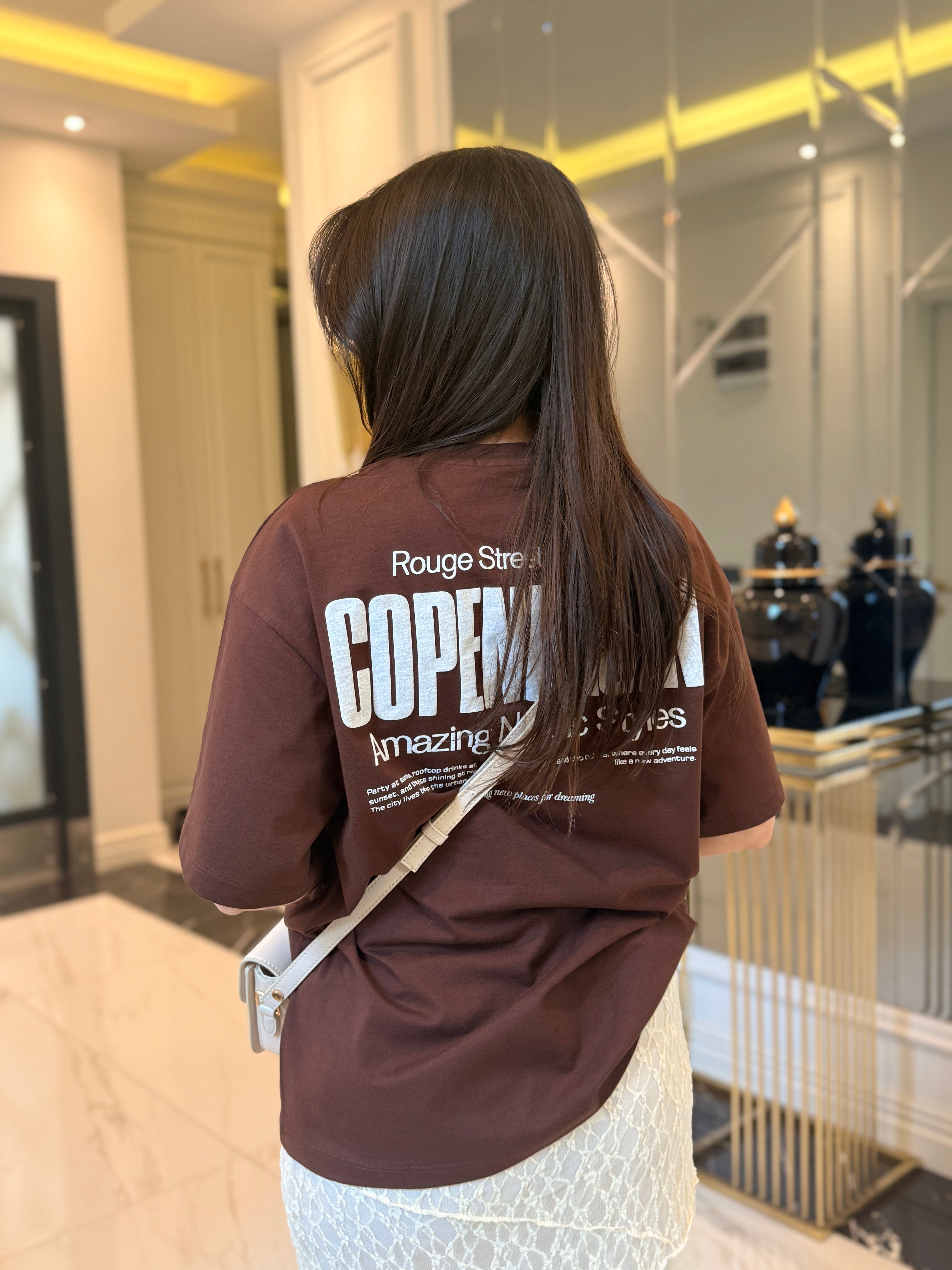 Pamuklu Desenli Tshirt
