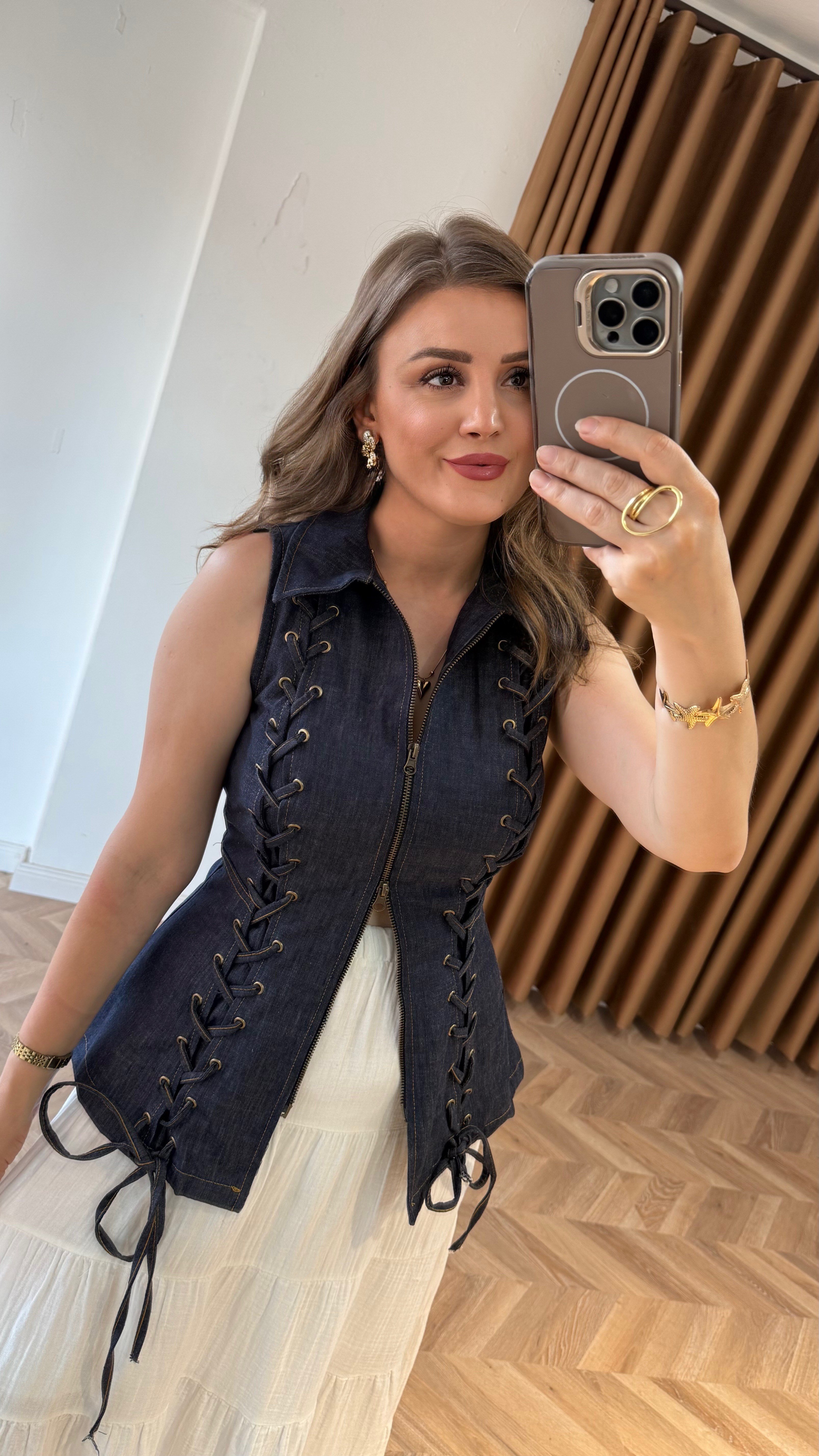 Corsé Denim Yelek