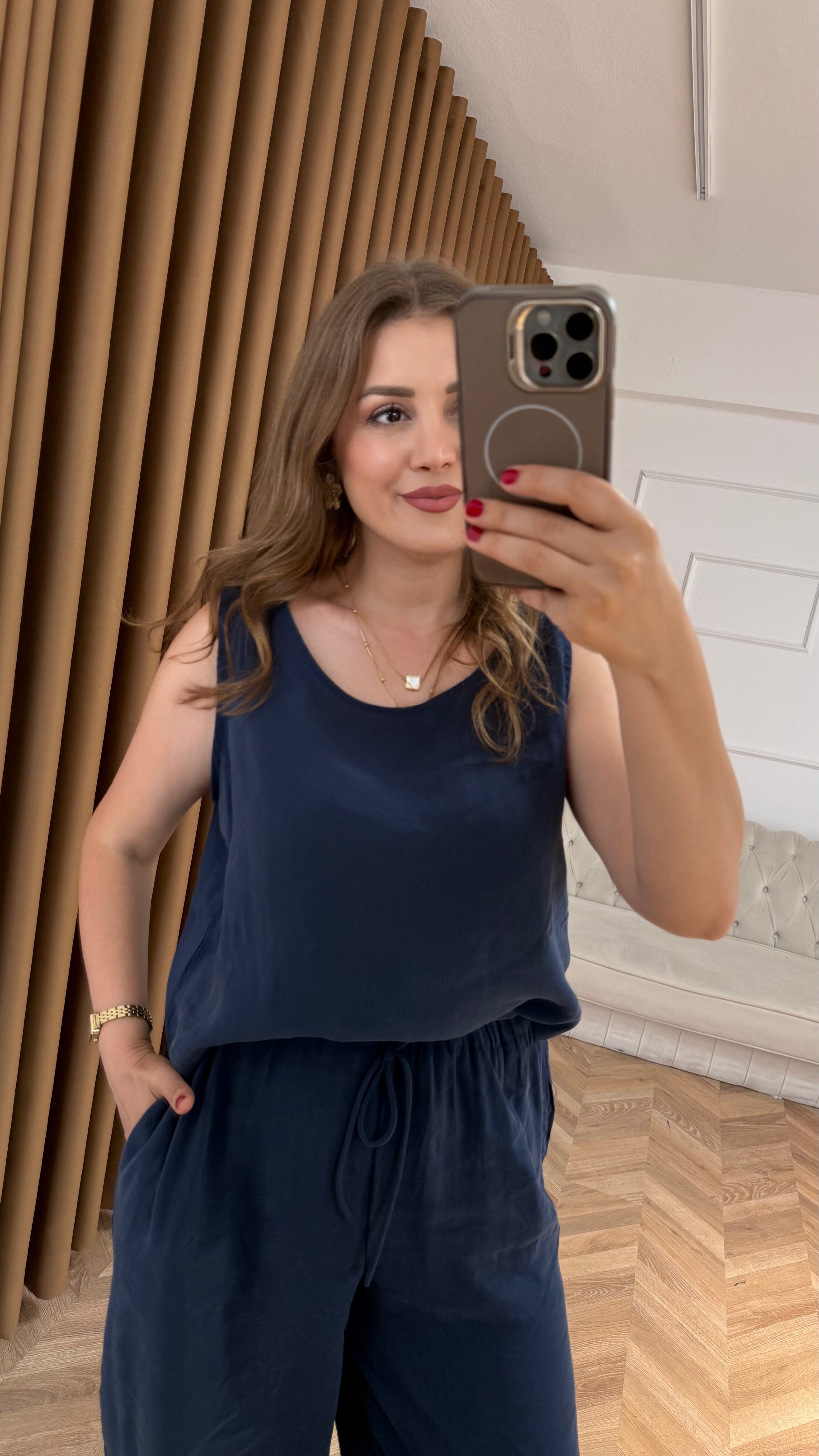 Kolsuz Modal Bluz Pantolon İkili Takım-Laci