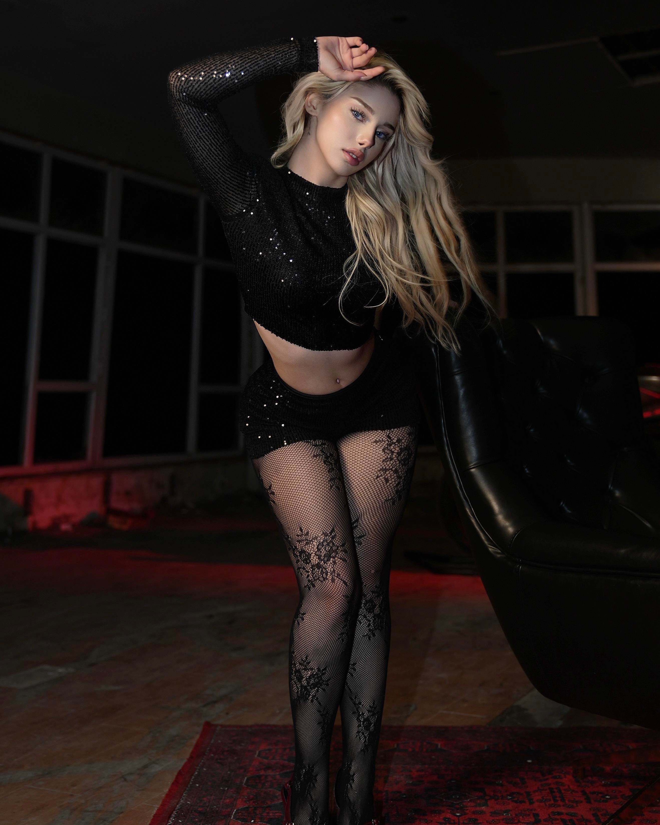 Bonnie Black Pul Payet Bluz Şort Takım