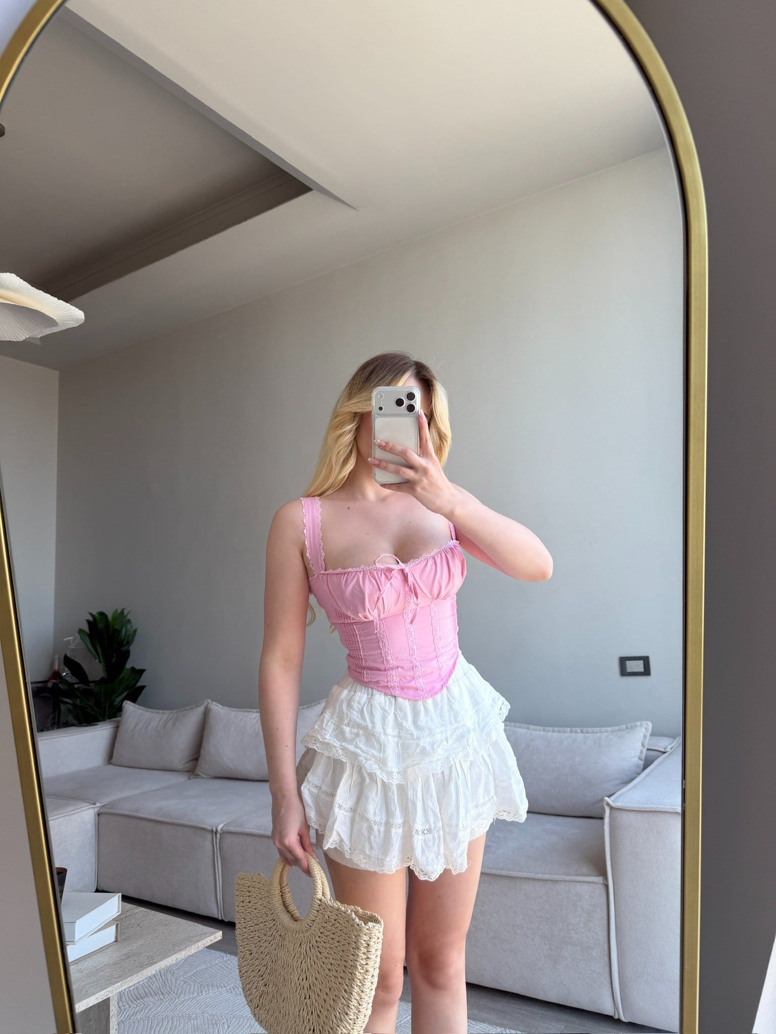 FALİNAH PEMBE KORSE