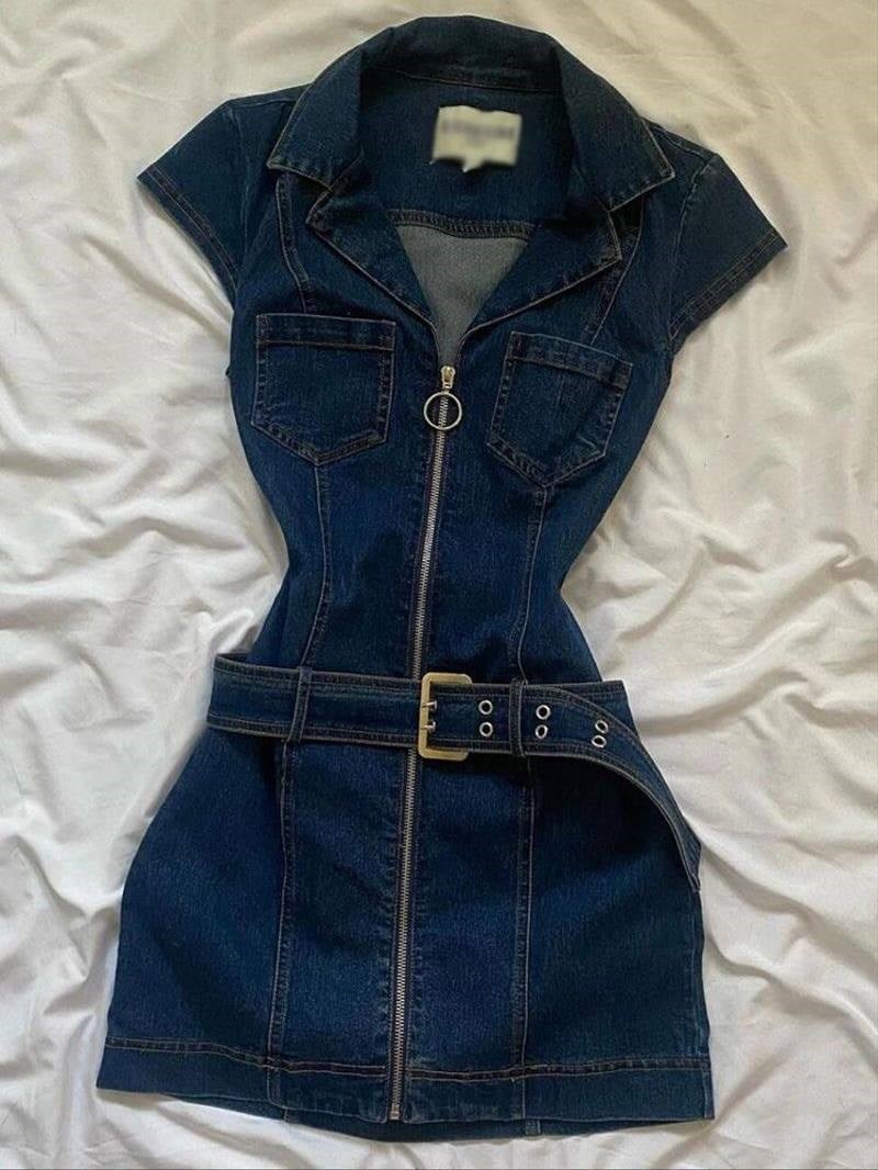 ZENA DENIM ELBİSE