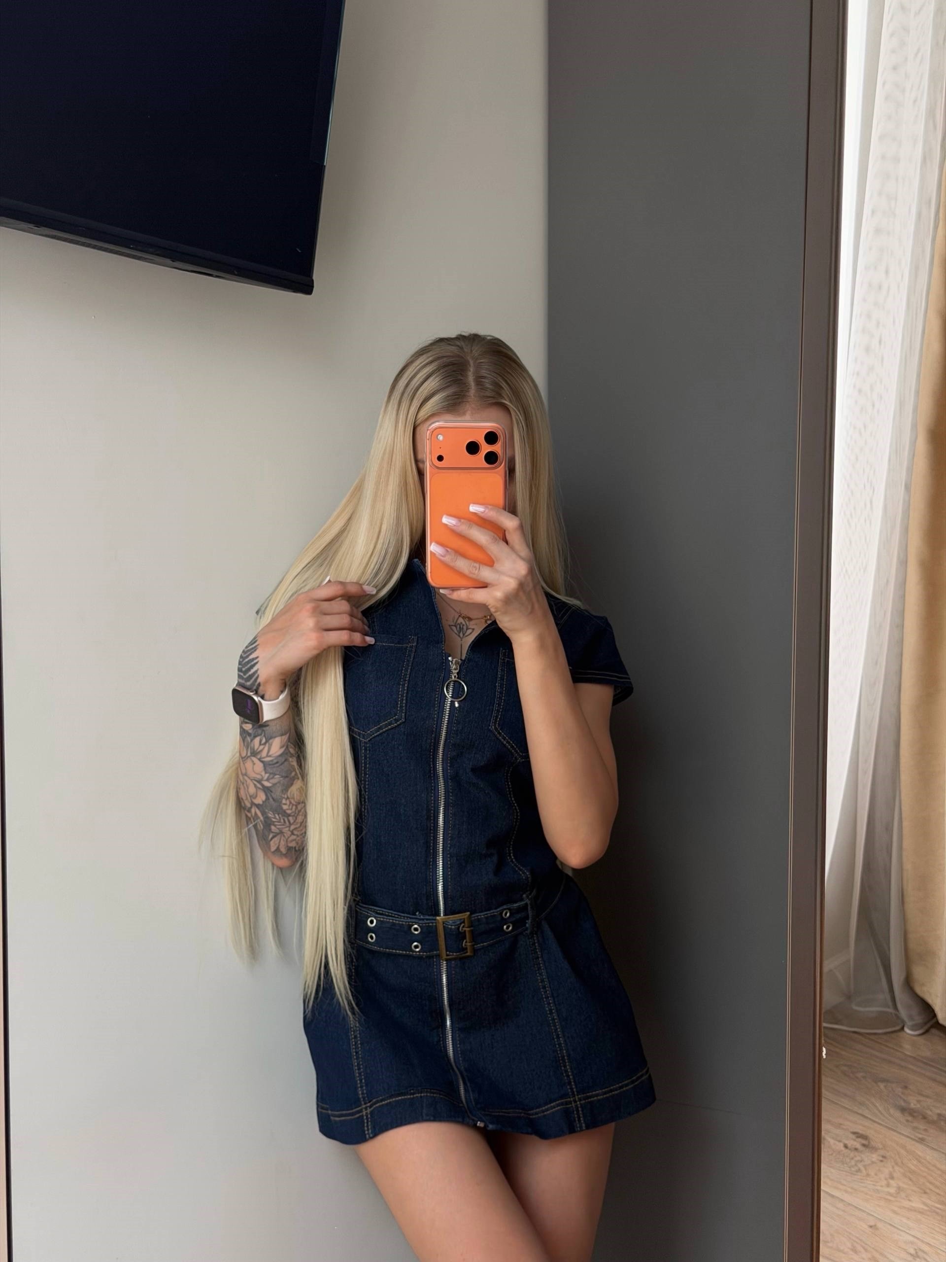 ZENA DENIM ELBİSE