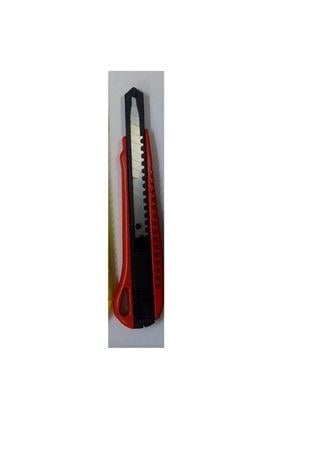 Dar Maket Bıçağı Metal Kırmızı Göcde Siyah Sac - 9 mm 