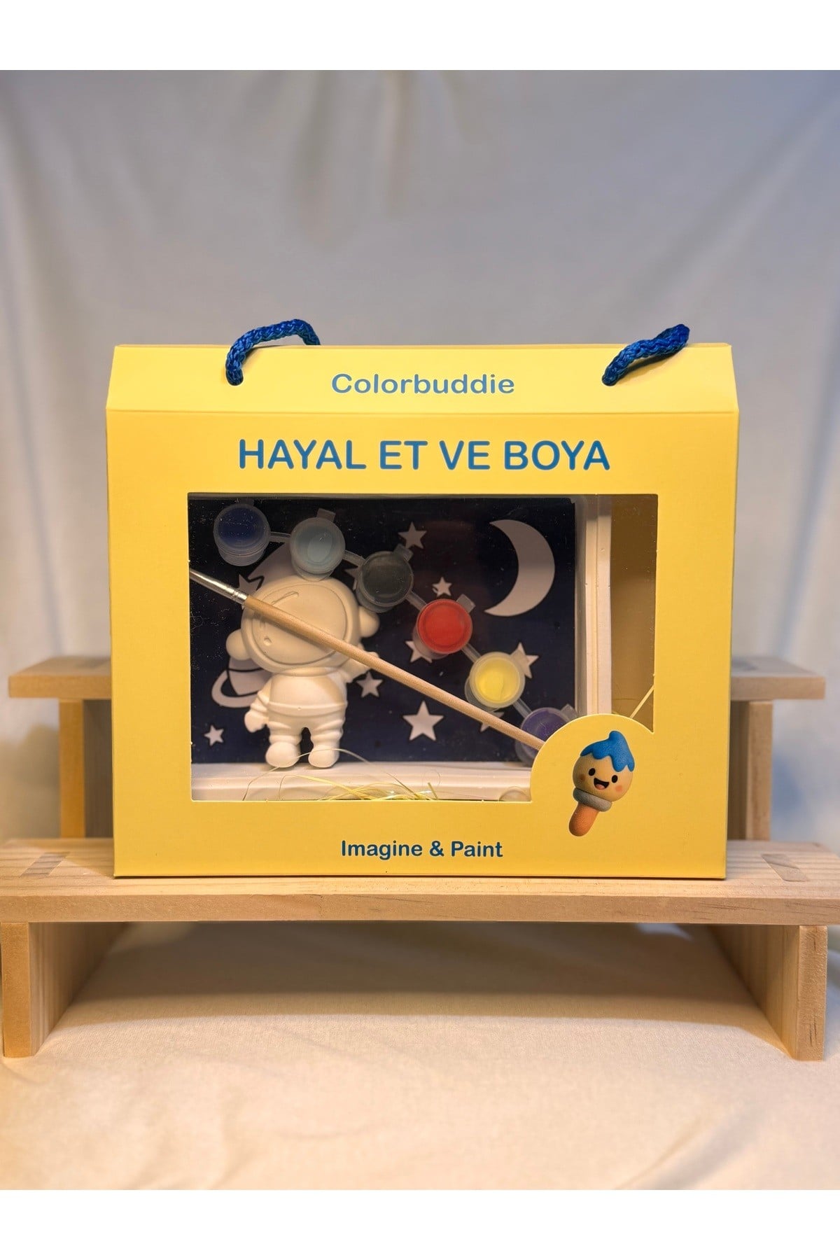 Hayal Et ve Boya 3D Çerçeve Boyama Seti Uzay Teması