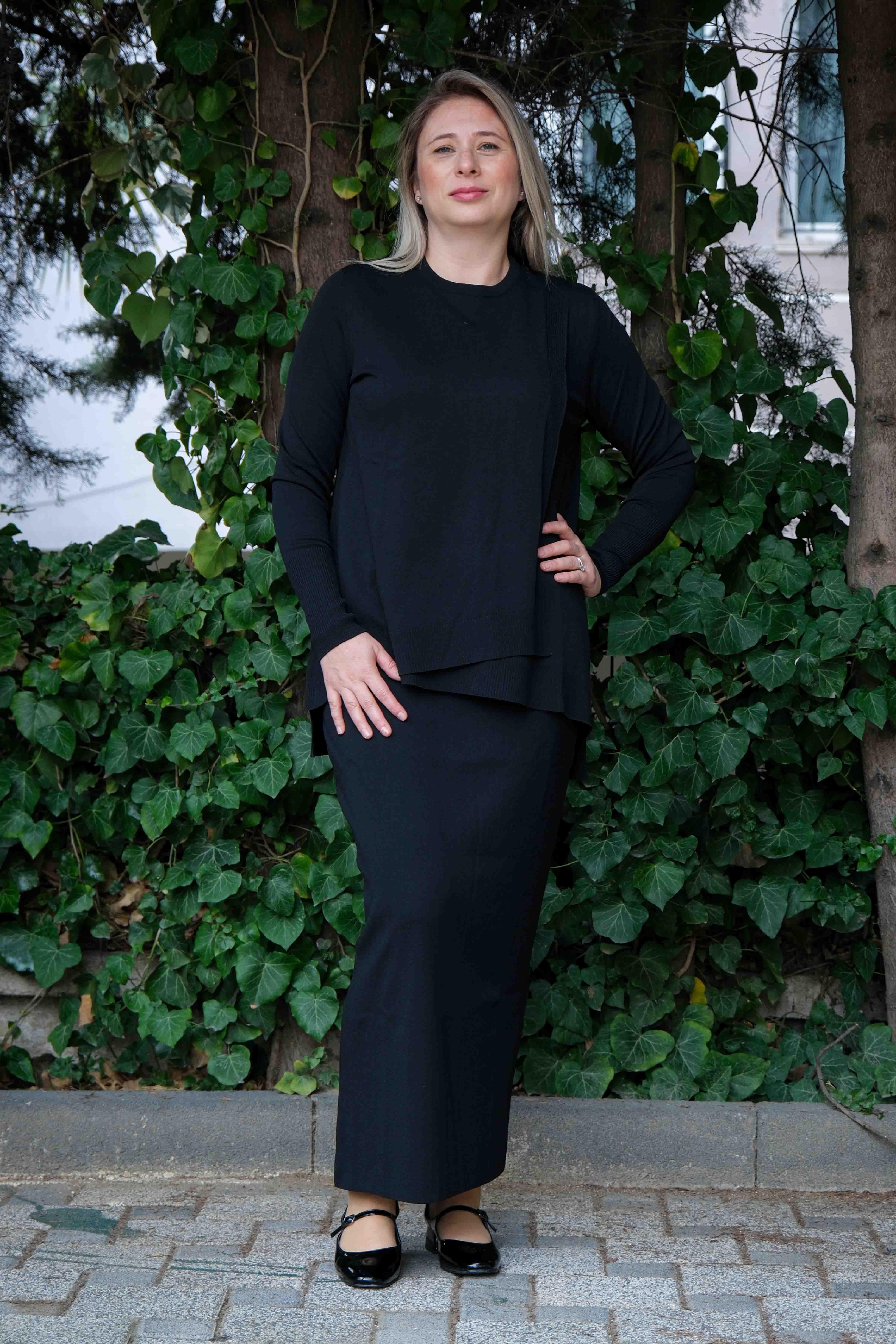 Missa - Merserize Elegane Takım Siyah