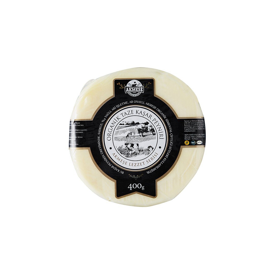 Akmeşe Organik Taze Kaşar Peyniri 400 gr