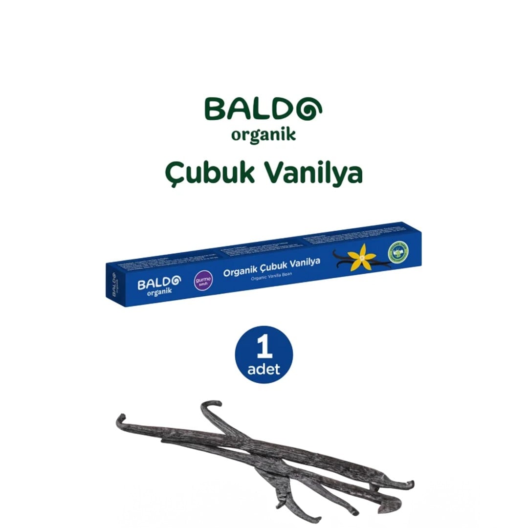 Baldo Organik Çubuk Vanilya 1 adet
