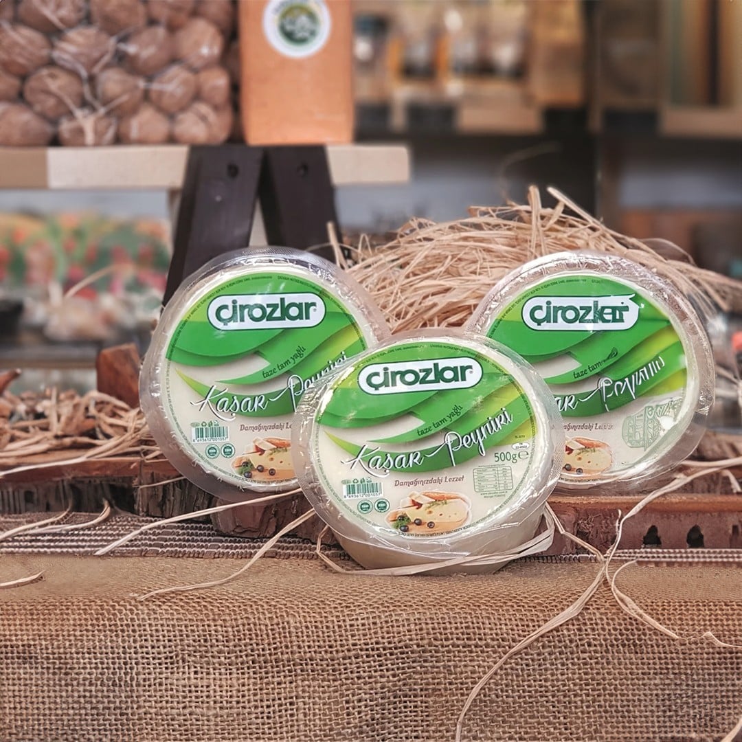 Çirozlar Tam Yağlı Taze Kaşar Peyniri Yuvarlak 500 gr