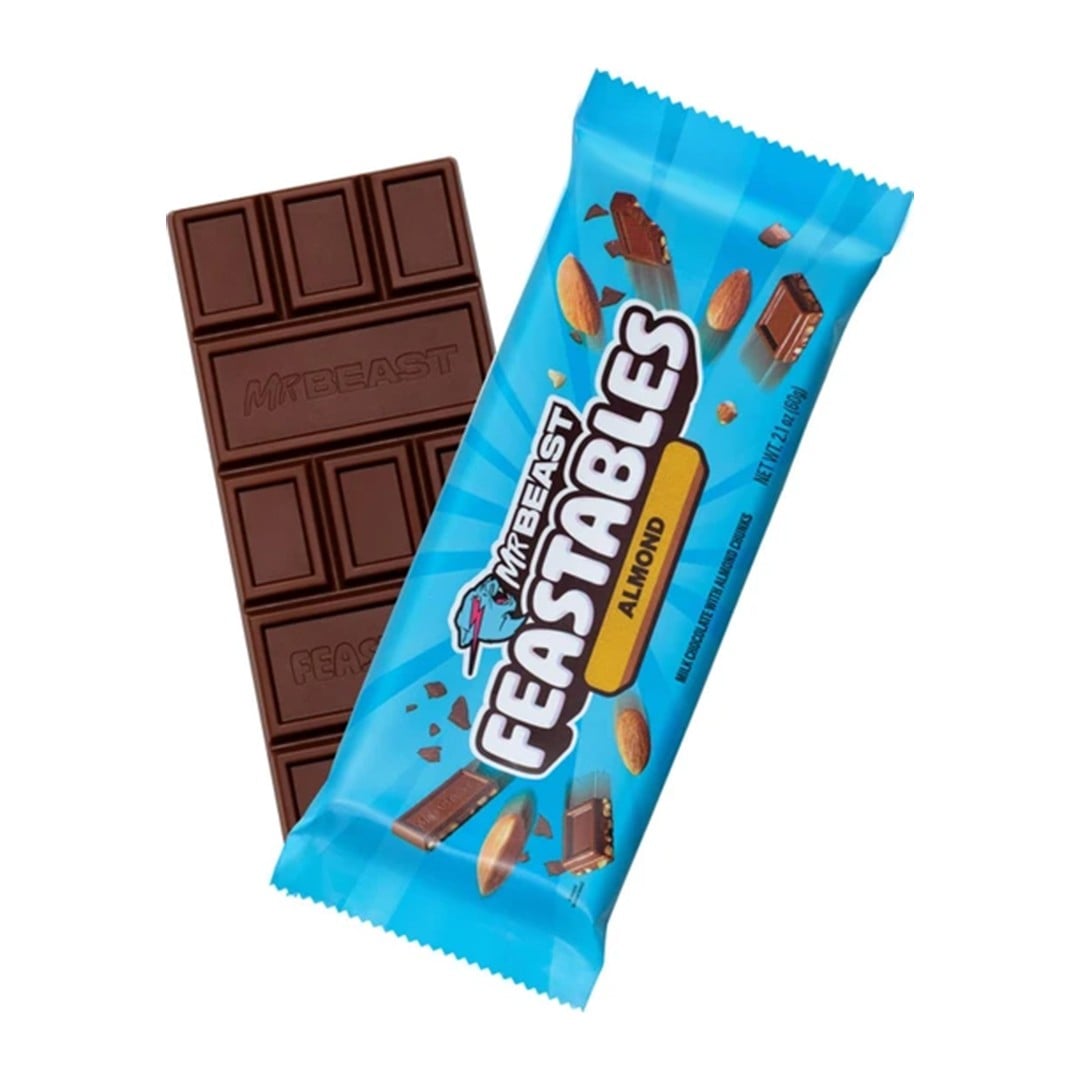 Feastables Mr Beast Almond Çikolata Bar 60 gr