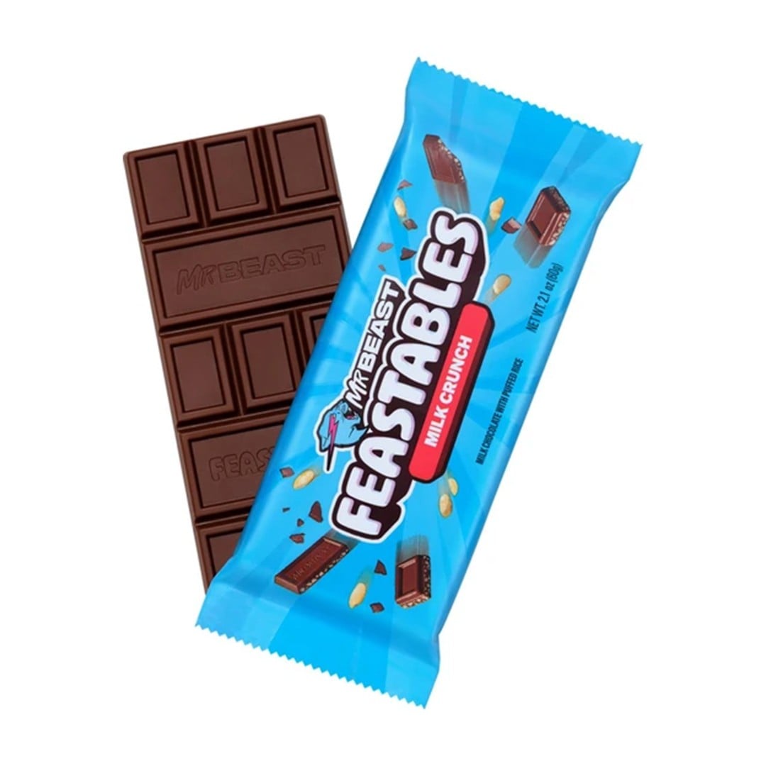 Feastables Mr Beast Milk Crunch Çikolata Bar 60 gr