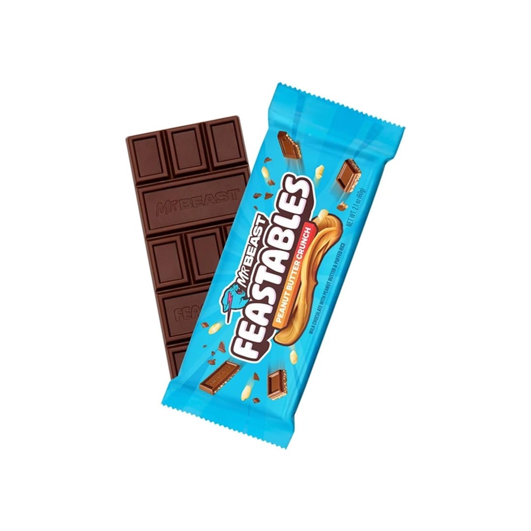Feastables Mr Beast Peanut Butter Çikolata Bar 60 gr