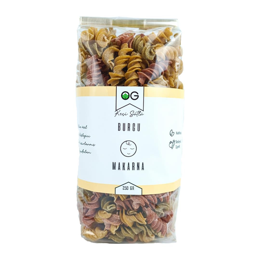 OG Keçi Sütlü Sebzeli Burgu Makarna