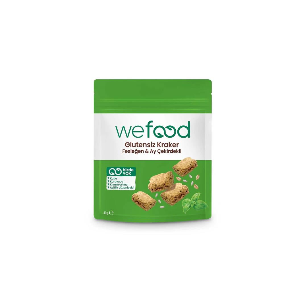 Wefood Fesleğenli Kraker 40 gr