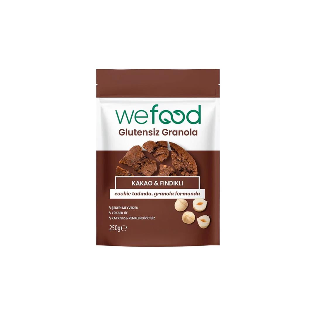 Wefood Kakao& Fındık Granola 250 gr