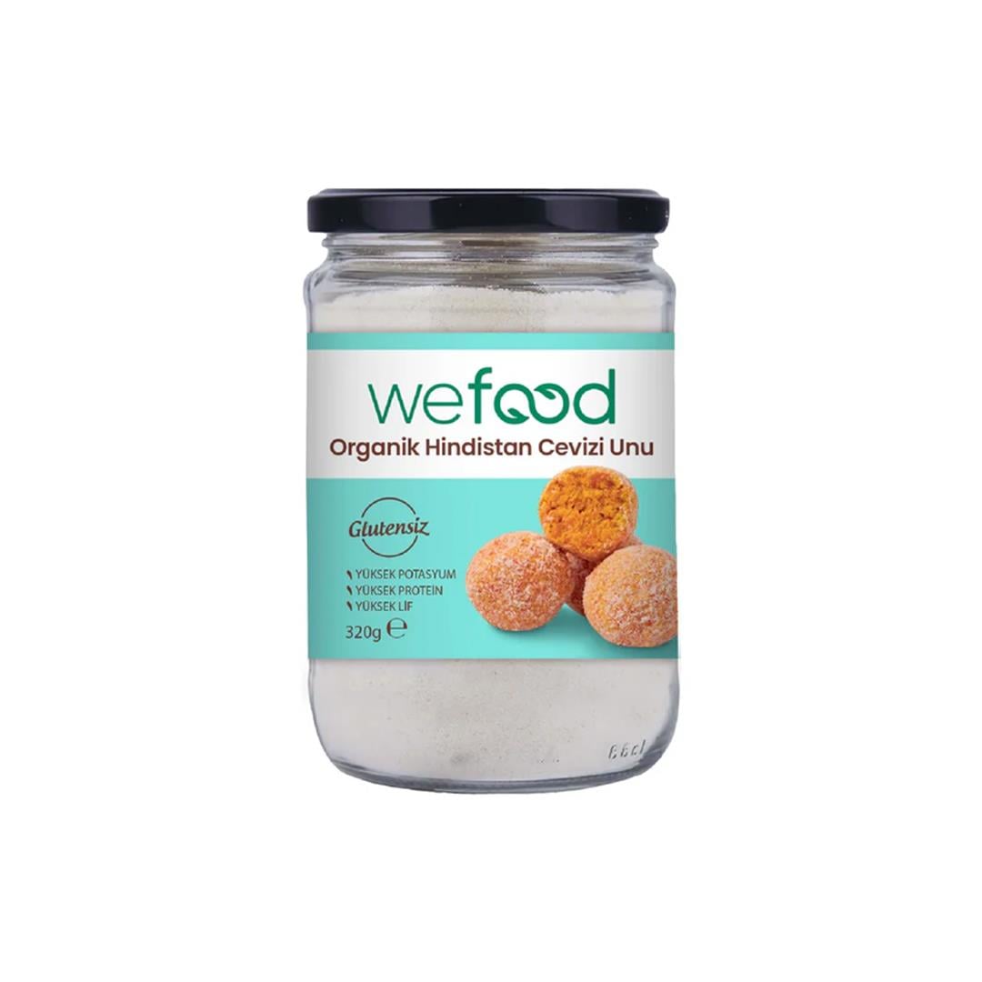 Wefood Organik Glutensiz Hindistan Cevizi Unu 320 gr