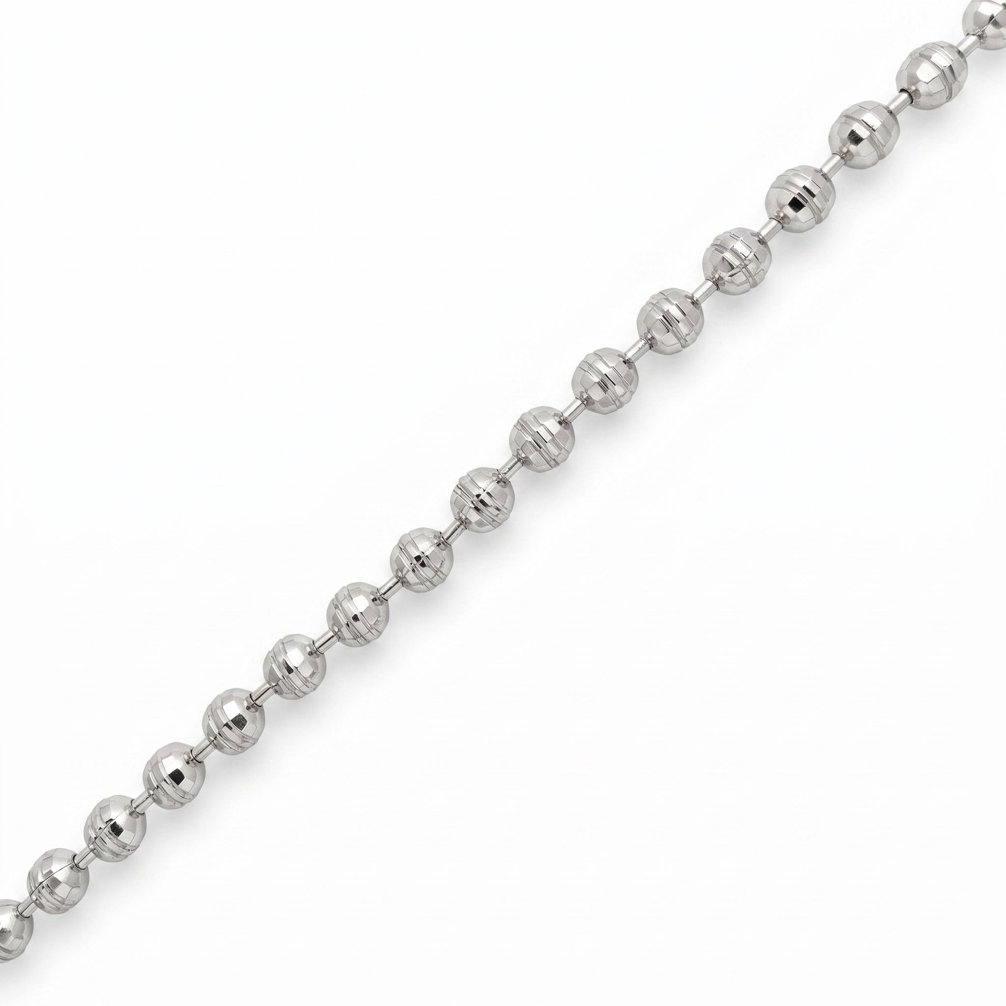 Dorikalı Bileklik - Beyaz Altın Kaplama - 16+3 cm