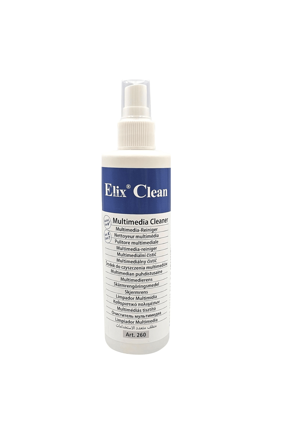 ELİX CLEAN MULTİMEDİA  CLEANER 250 ML(MULTİMEDİA  TEMİZLEME SPREYİ)