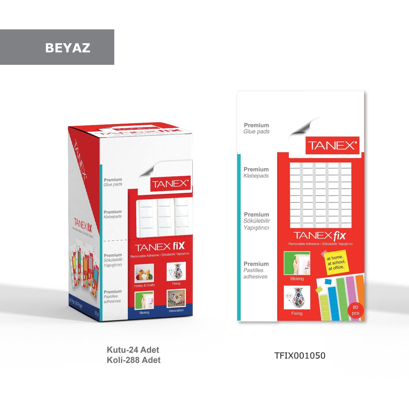 TANEX FIX YAPIŞTIRICI BEYAZ, 50 GR.