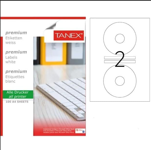 TW-2041 118x41 mm LASER ETİKET .