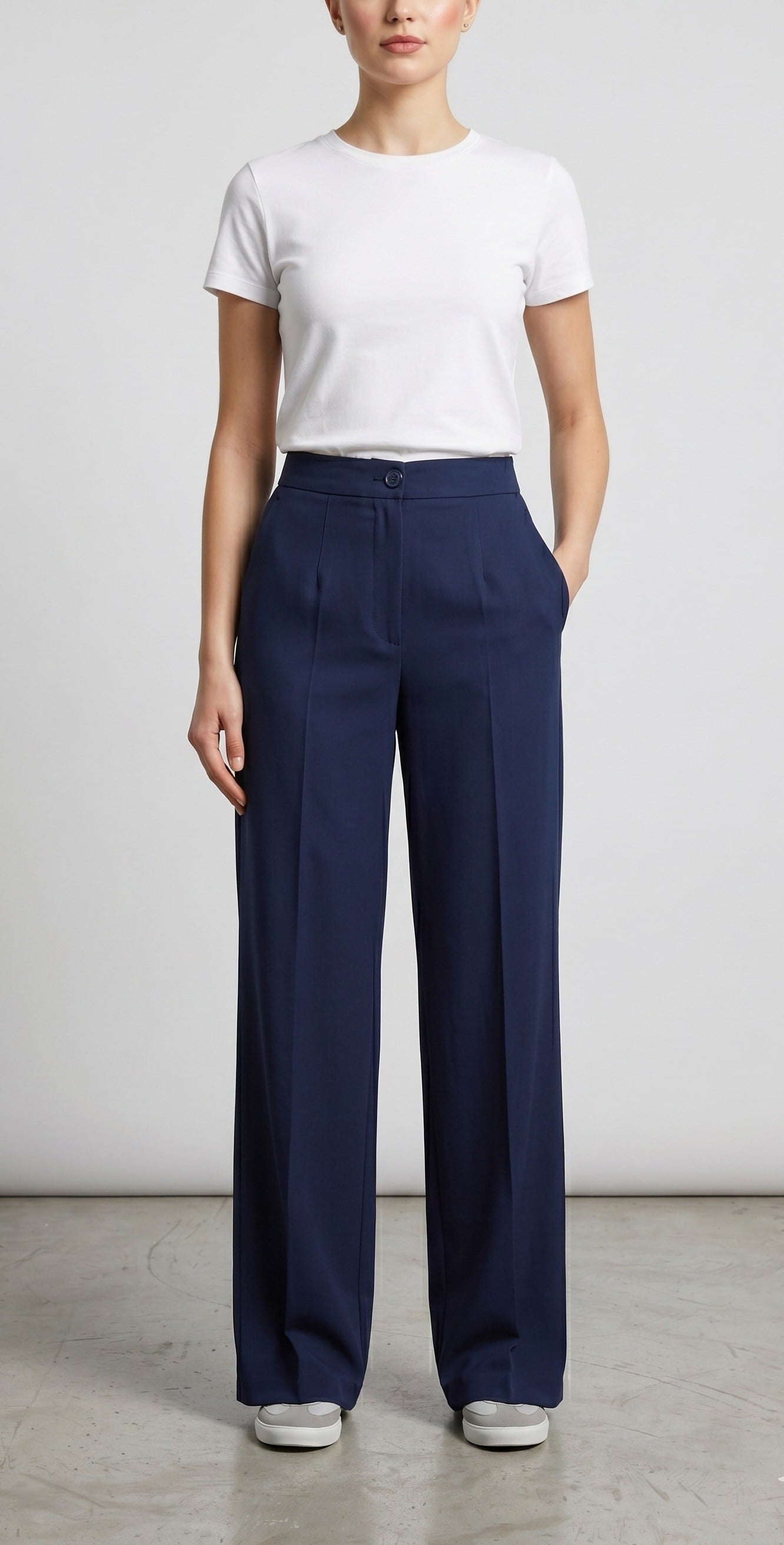 OLIVE-1001 PANTOLON LACİVERT