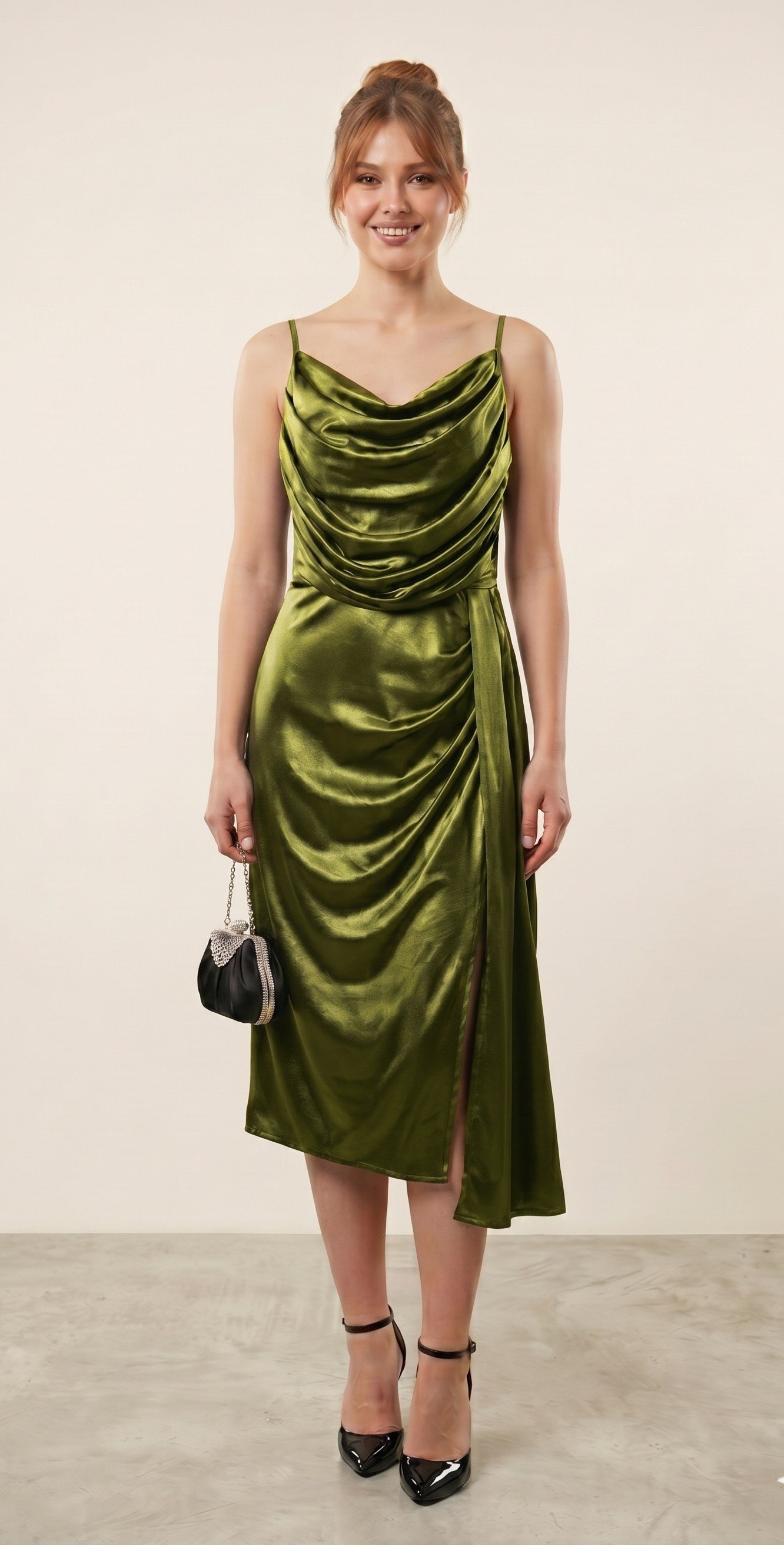 OLIVE-39608 ABİYE YEŞİL