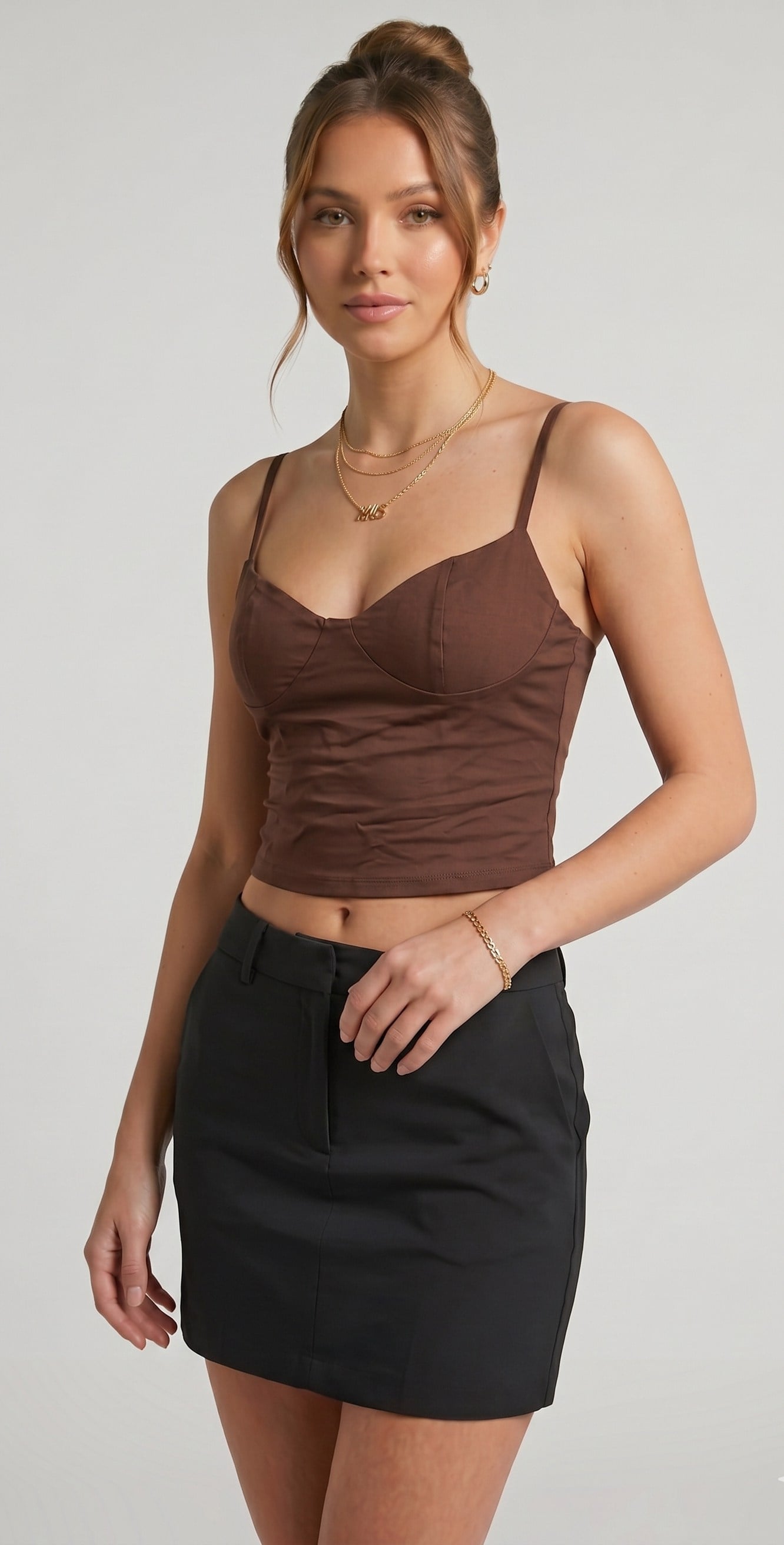 OLIVE-4552 GLOP ATLET KAHVE