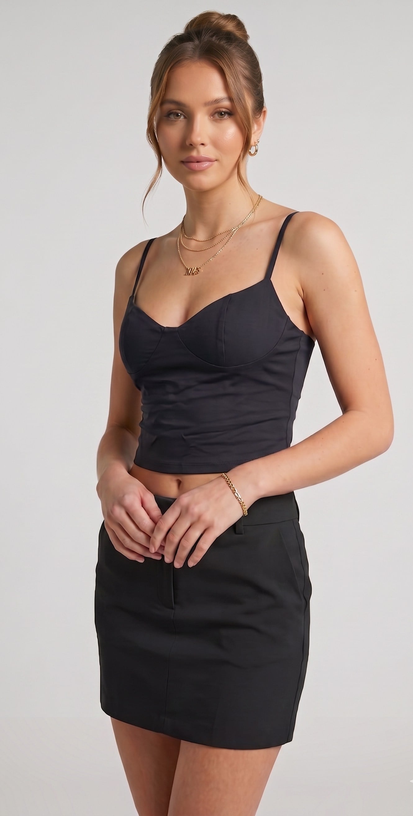 OLIVE-4552 GLOP ATLET SİYAH
