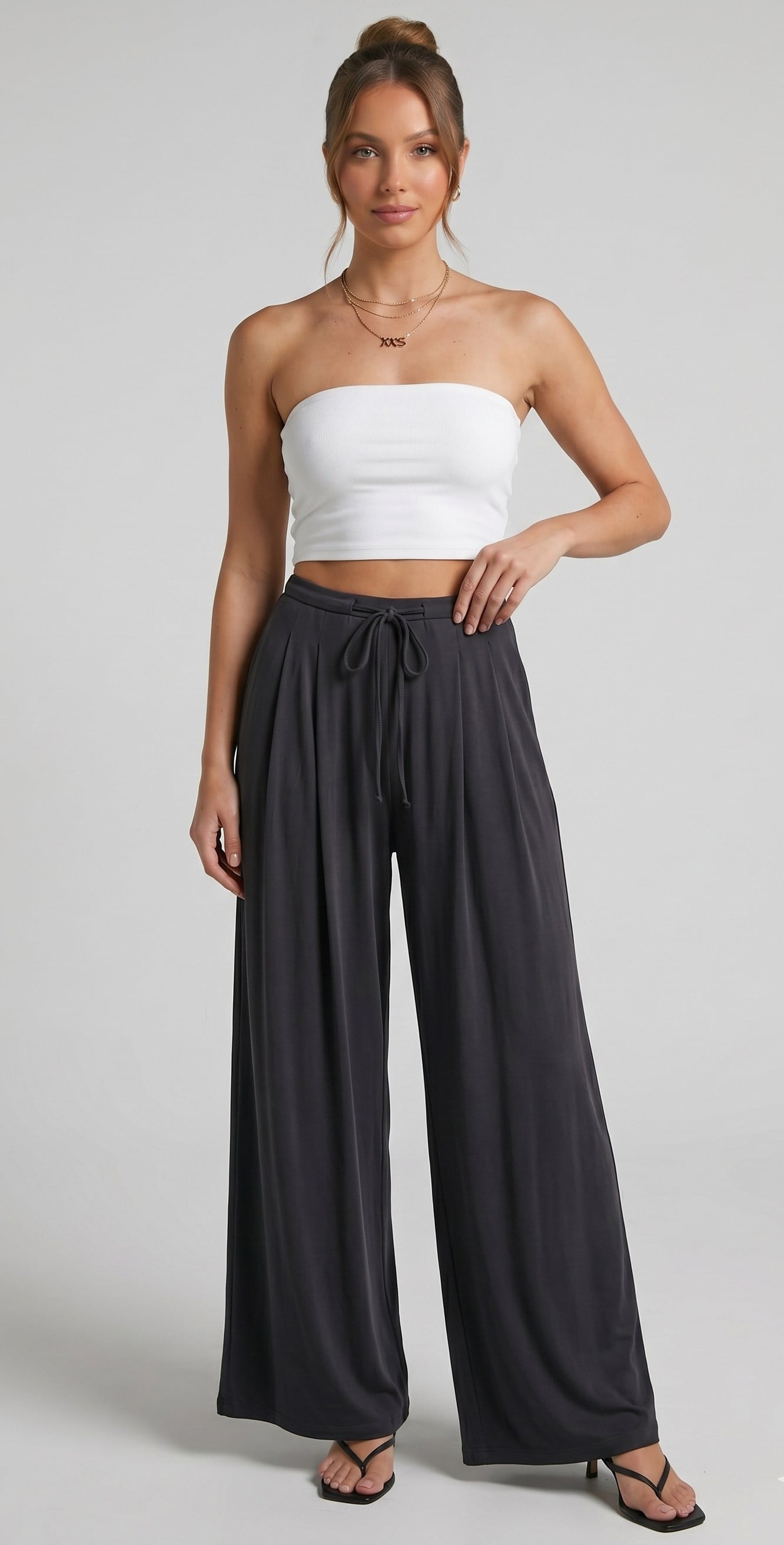 OLIVE-4908 BELLA PANTOLON SİYAH