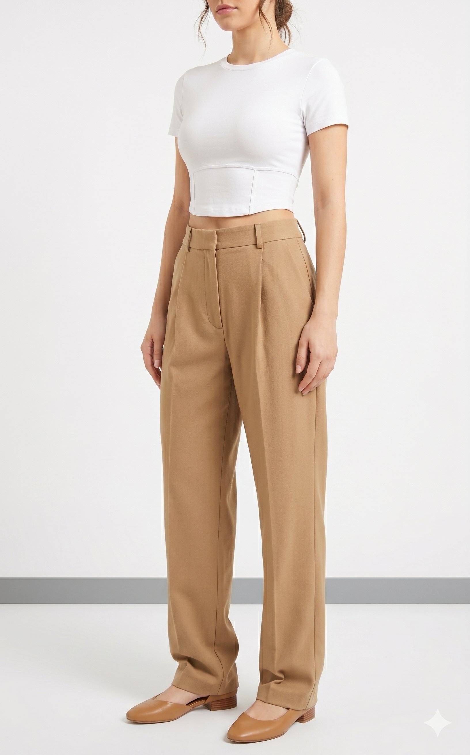 OLIVE-51024 PANTOLON VİZON