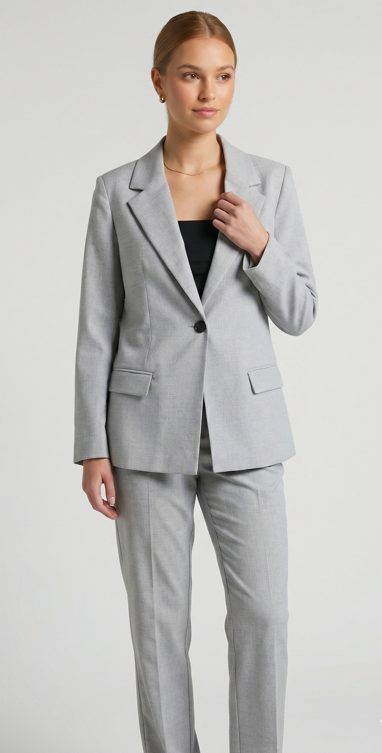 OLIVE-6023-1 CEKET GRİ