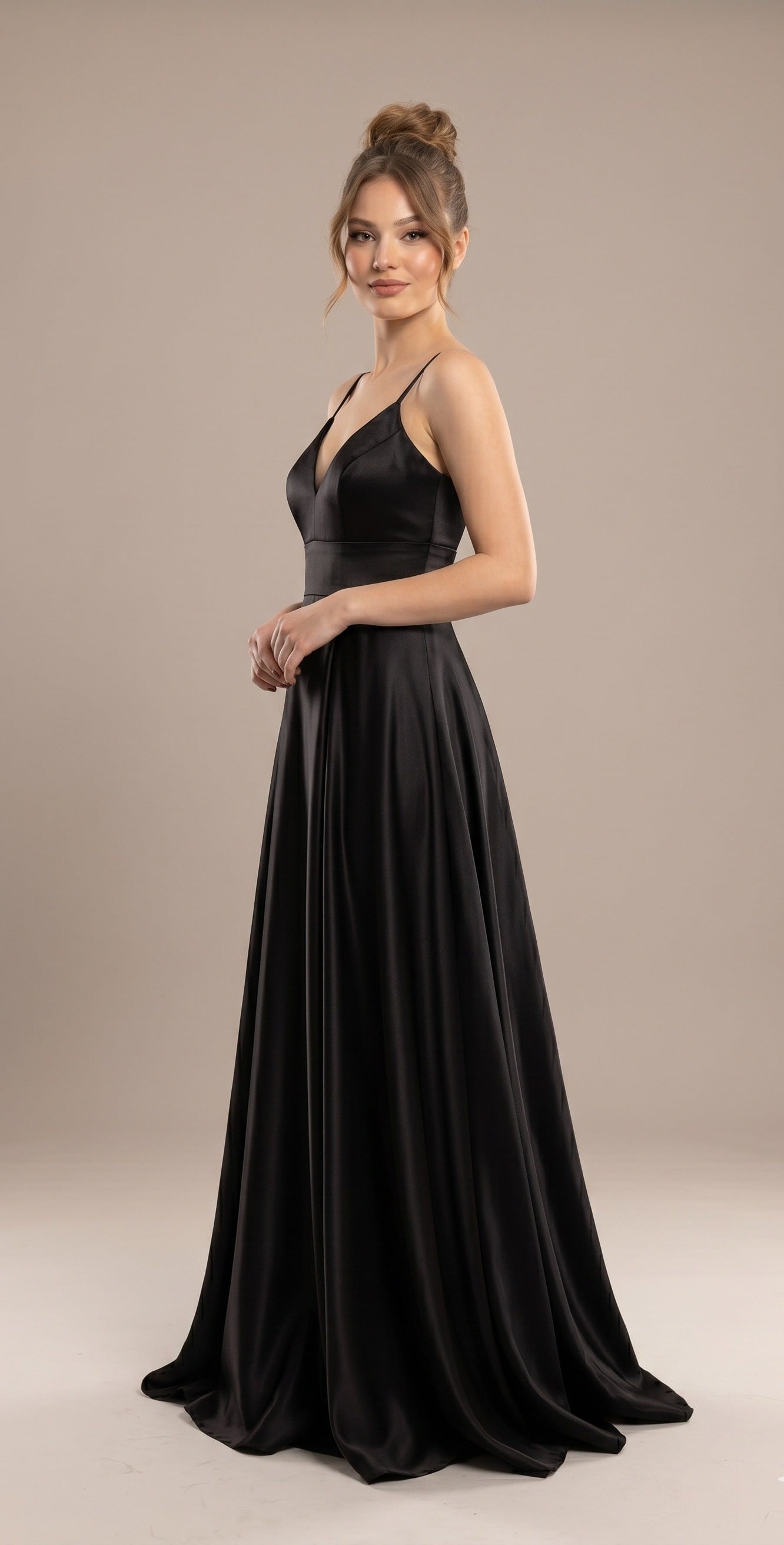 OLIVE-6777 ABİYE SİYAH