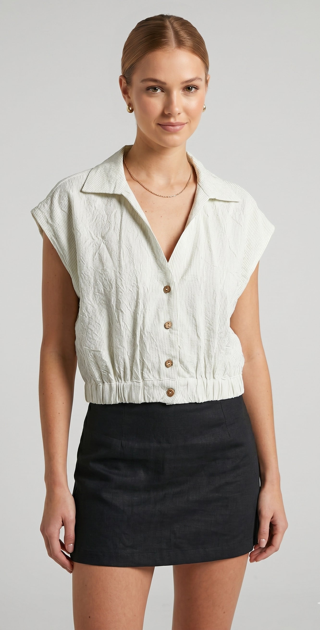 OLIVE-L02072 GÖMLEK EKRU