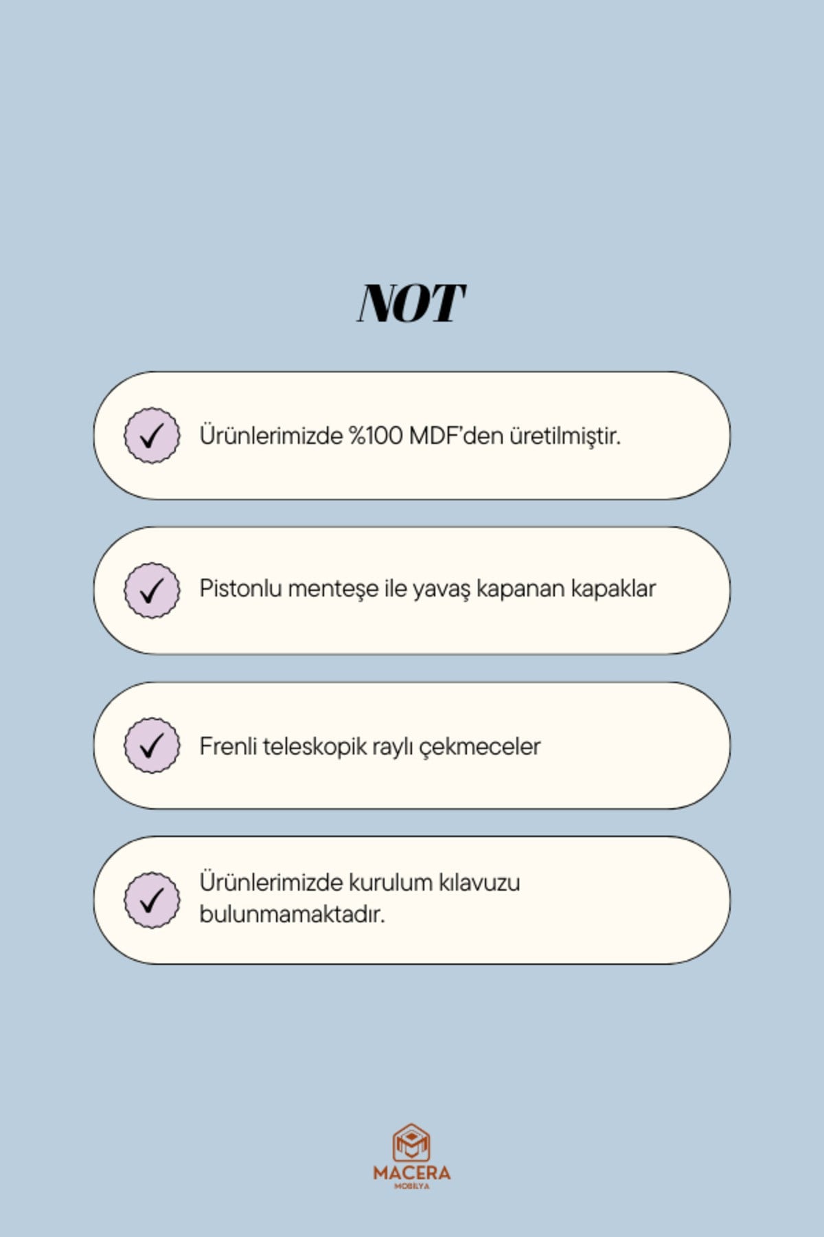 MaceraMobilya Dolap ve Gardırop Nevada 2 Kapaklı Komple MDF Gardırop Yatak Odası Dolabı - Elbise Dolabı