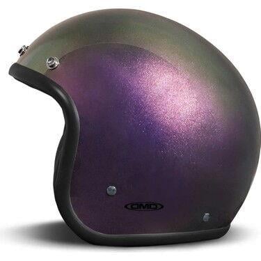 Dmd Jet Retro Açık Motosiklet Kaskı Rainbow Violet