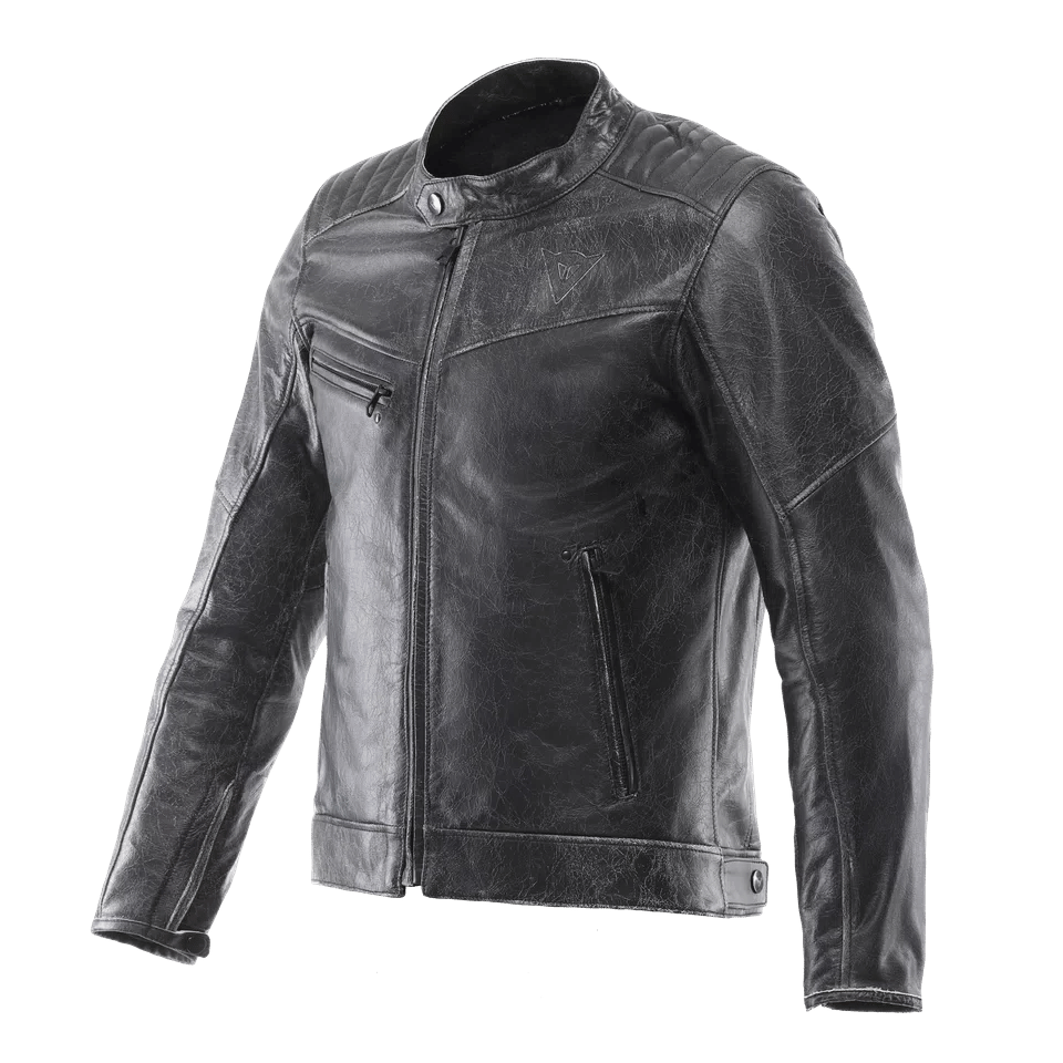 Dainese Radicale Black Deri Mont | Vintage Neo-Retro A SınıfıDainese Radicale Black Deri Mont