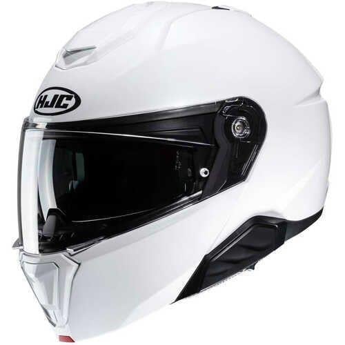 Hjc İ91 Çene Açılır Motosiklet Kask İnci Beyazı