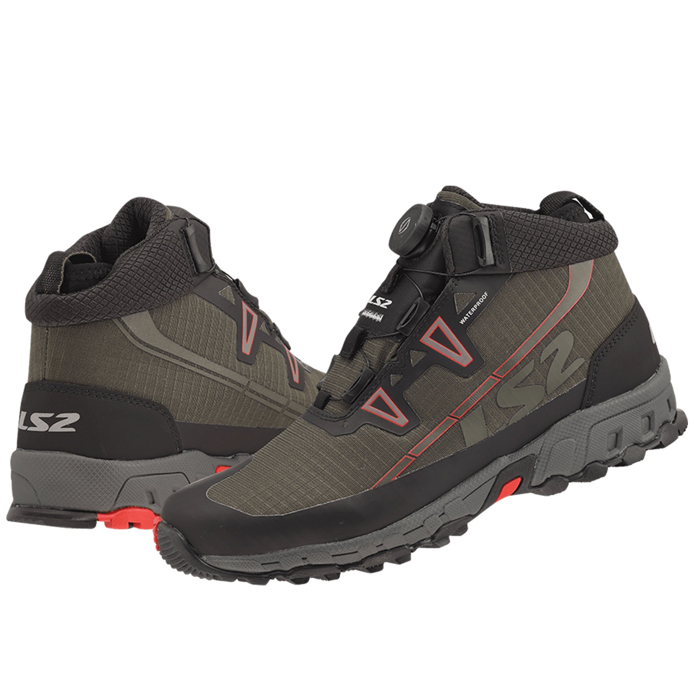 LS2 Trekker Waterproof Yeşil Bot | Su Geçirmez Touring BotLs2 Trekker Waterproof Yeşil Bot