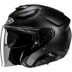 HJC F31 Semi Flat Siyah Kask | Güneş Vizörlü ECE 22.06Hjc F31 Semi Flat Siyah Kask