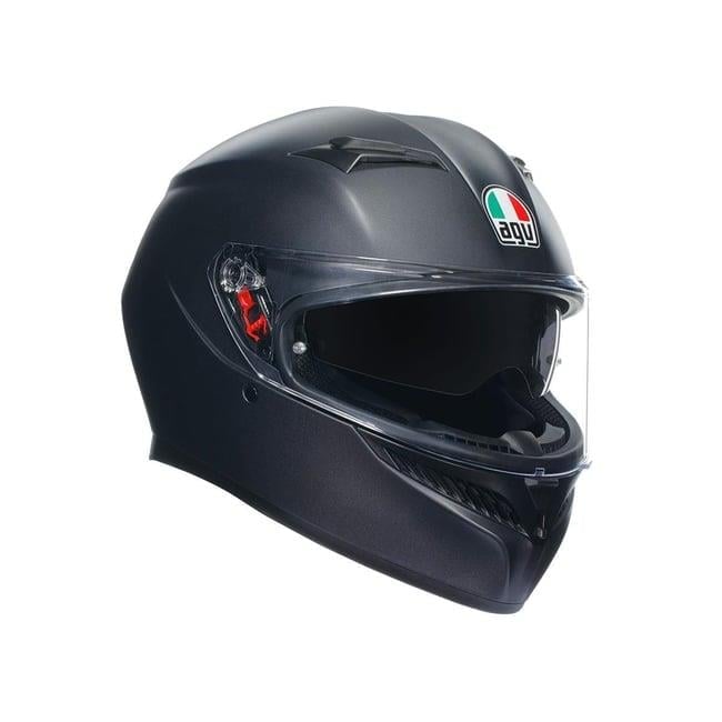 AGV K3 Mono Matt Black Kask | ECE 22.06 & Pinlock DahilAgv K3 Mono Matt Black Kapalı Kask