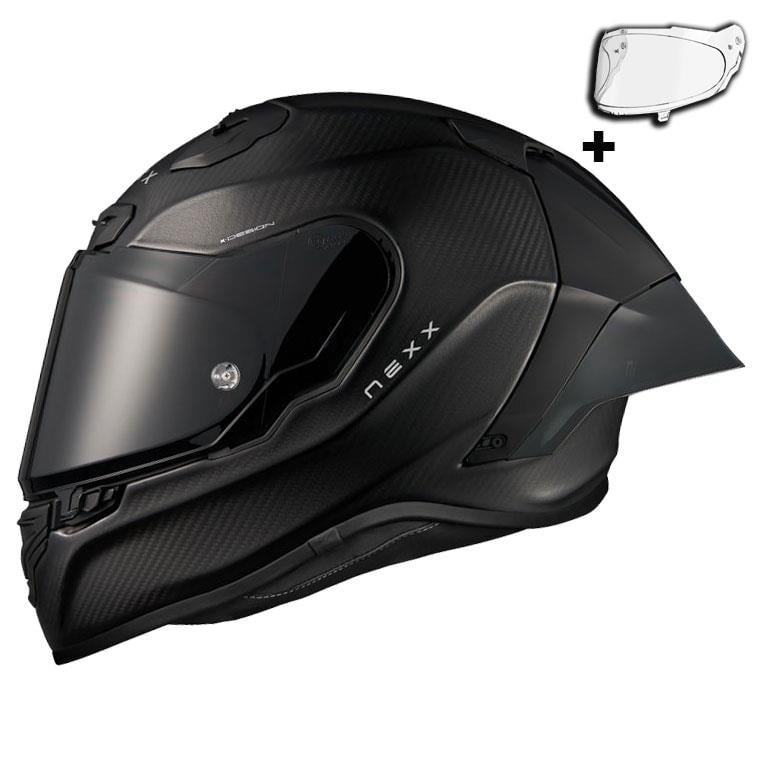 Nexx X.R3R Zero Pro 2 Kapalı Motosiklet Kaskı Karbon Siyah