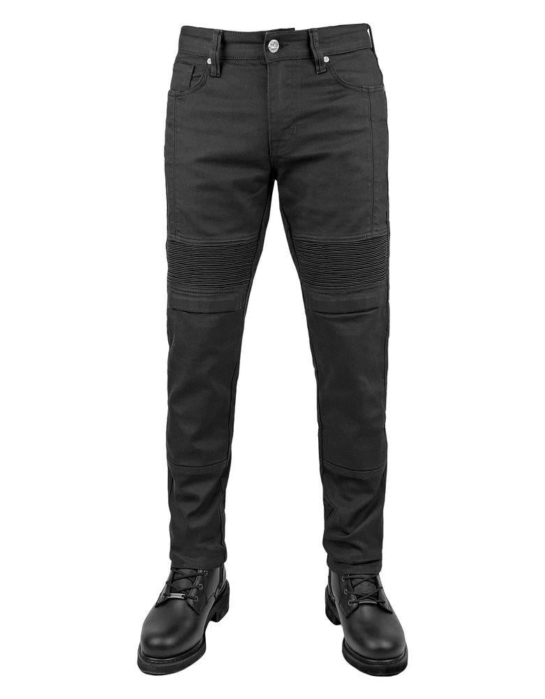 TheBikerJeans Black Iron Flexi V4 Korumalı Motosiklet Kot Pantolonu Erkek