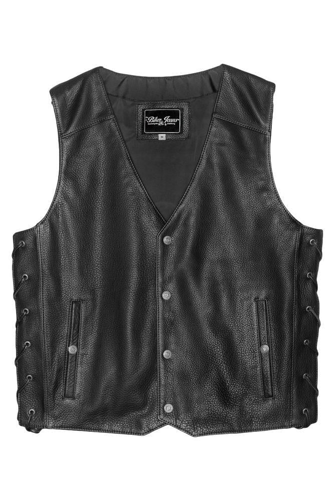 TheBikerJeans Dallas Motosiklet Deri Yelek