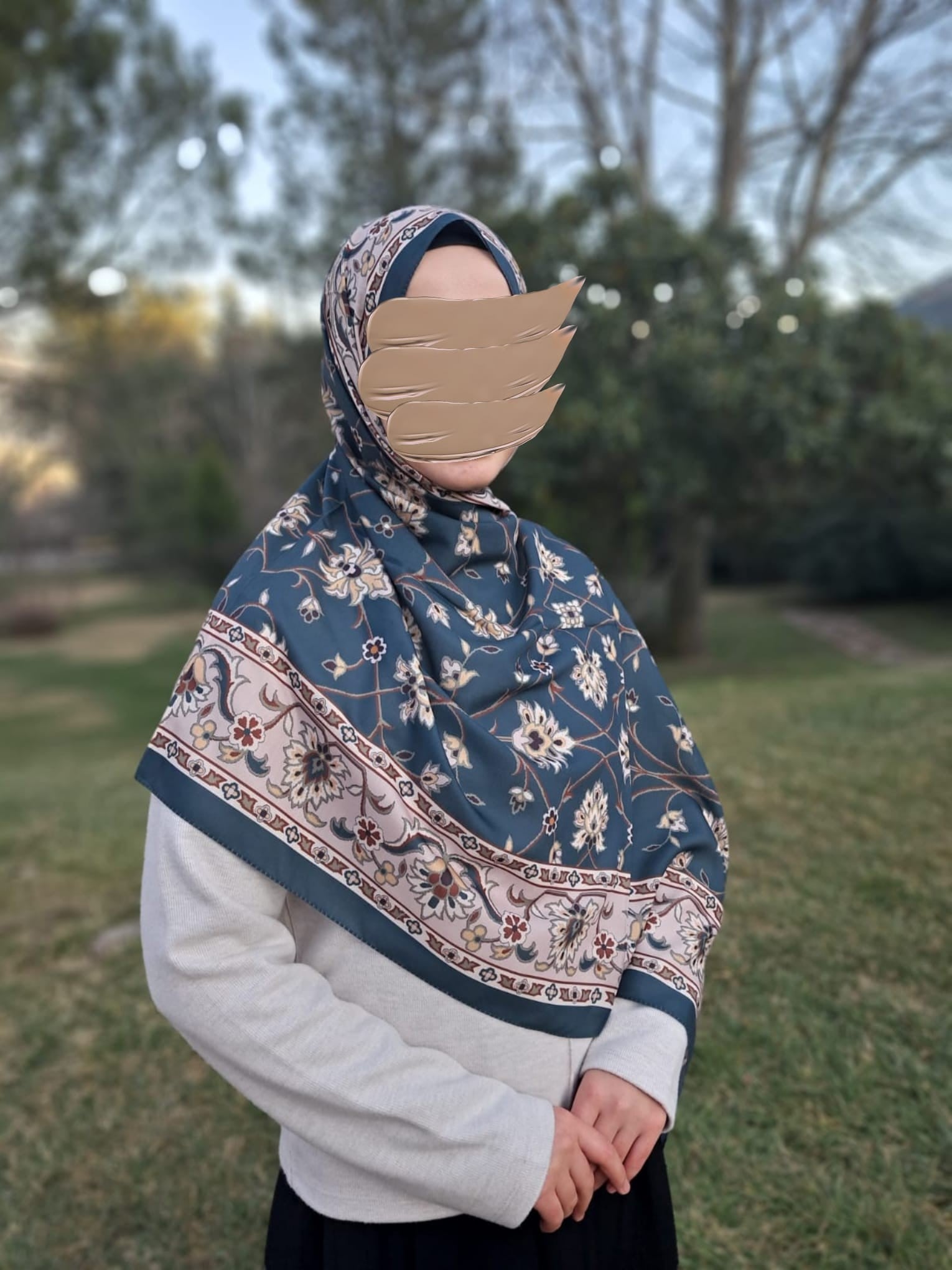 Kilim Desen Pamuklu Soft Şal-Orman Yeşili