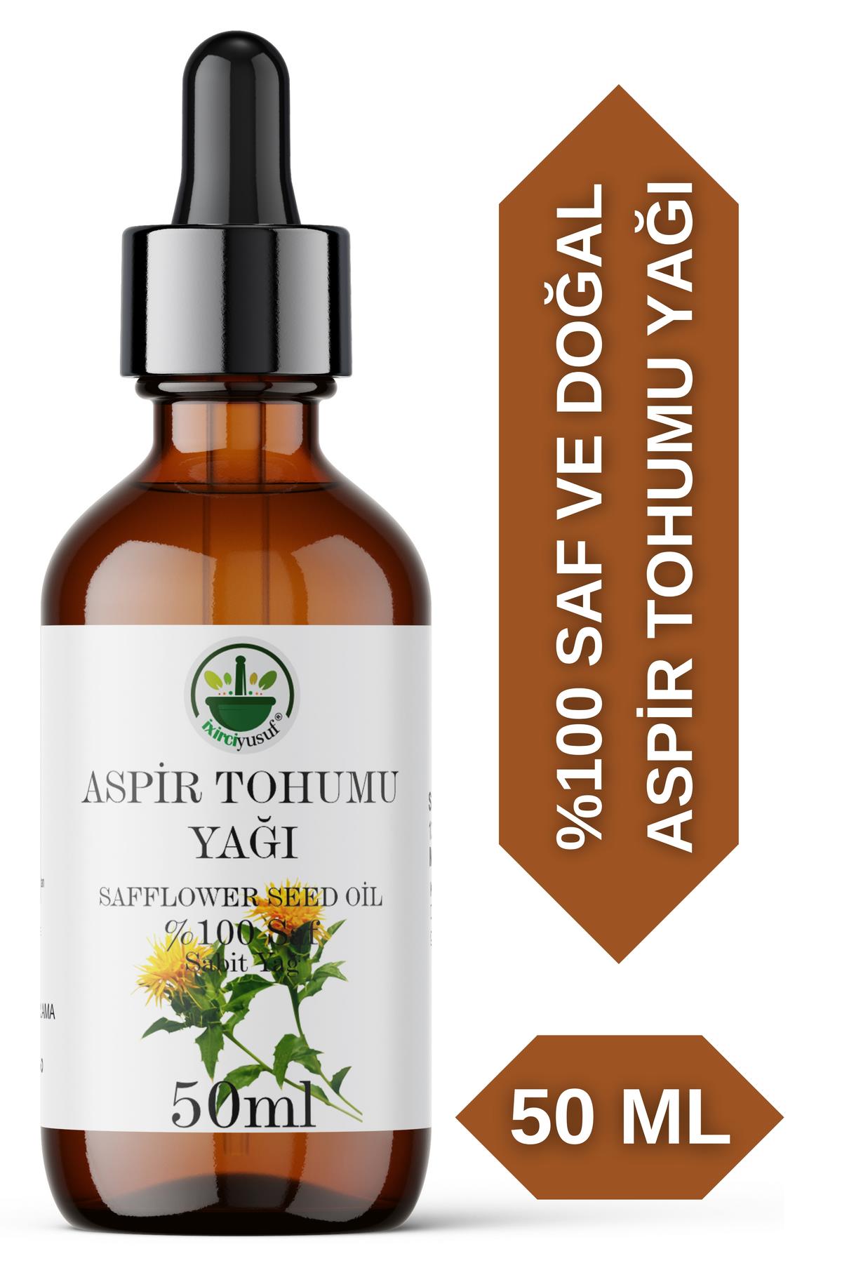 %100 Saf Ve Doğal Aspir Tohumu Yağı Soğuk Sıkım 50 ml